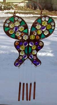 butterfly
                with gems and chimes