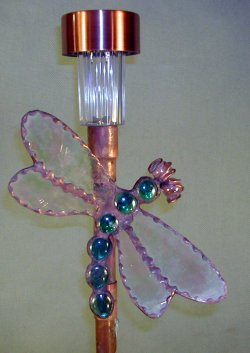 Small Solar Lights on Small Solar Light With Dragonfly  41